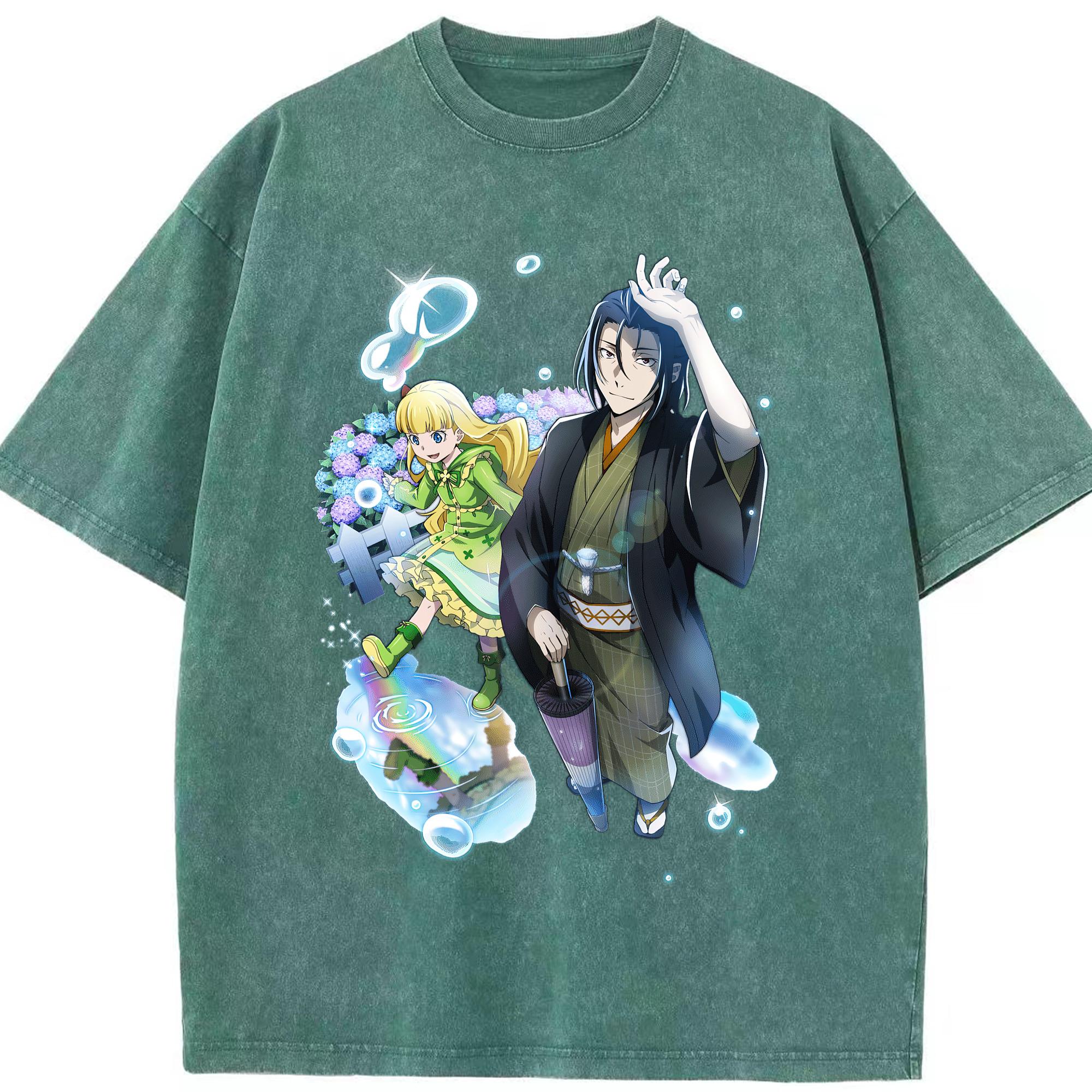 （画像用） 文豪ストレイドッグス Bungo Stray Dogs 綿100% ヴィンテージ風 半袖Tシャツ（フロントプリント）